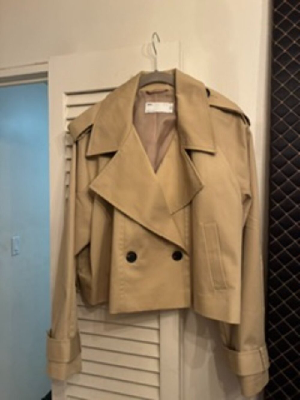 CROP TRENCH JACKET